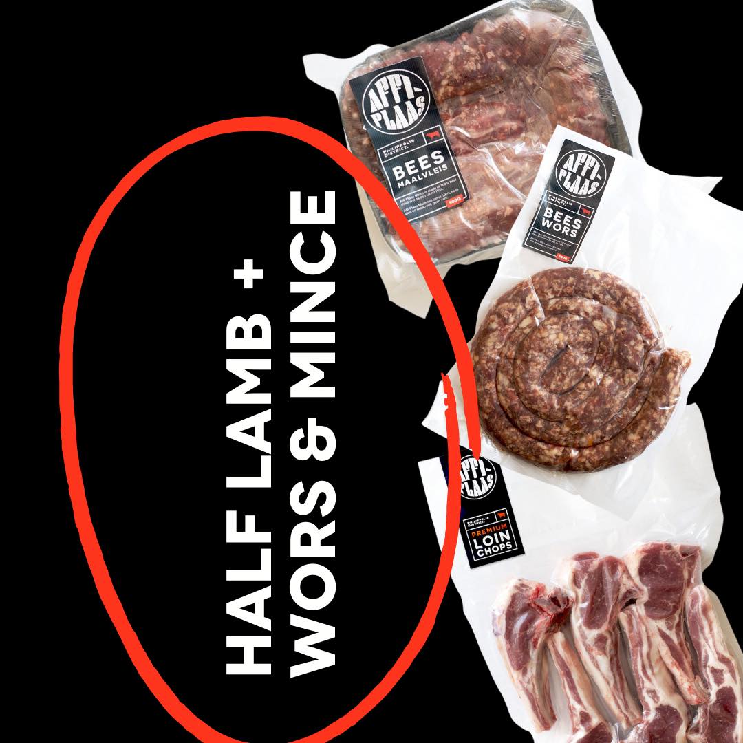 Half Lamb + Wors & Mince (JHB/PTA) Subscription 9kg